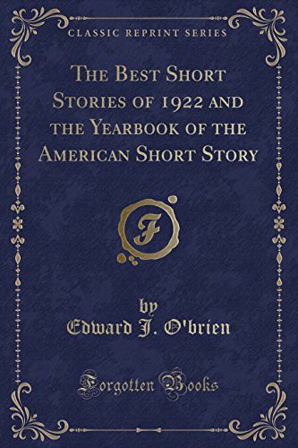 جلد کتاب The Best Short Stories of 1922