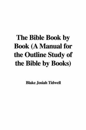 جلد کتاب The Bible Book by Book
