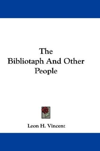 جلد کتاب The Bibliotaph, and Other People