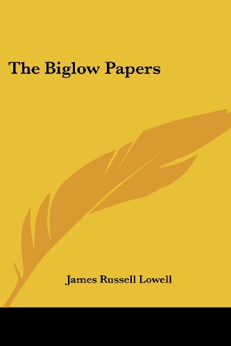 جلد کتاب The Biglow Papers