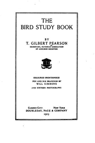 جلد کتاب The Bird Study Book
