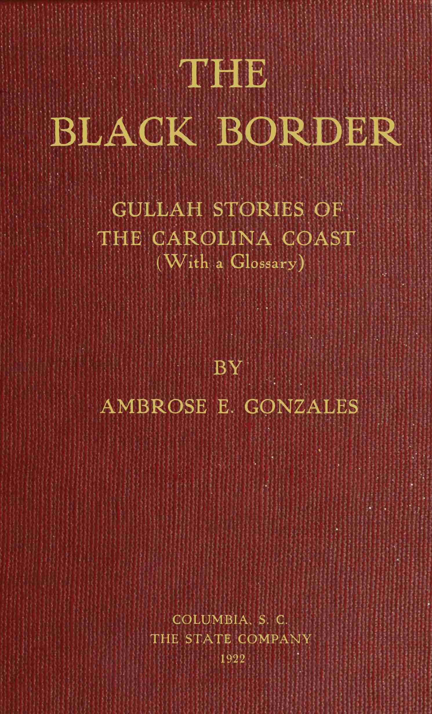 جلد کتاب The Black Border: Gullah Stories of the Carolina Coast