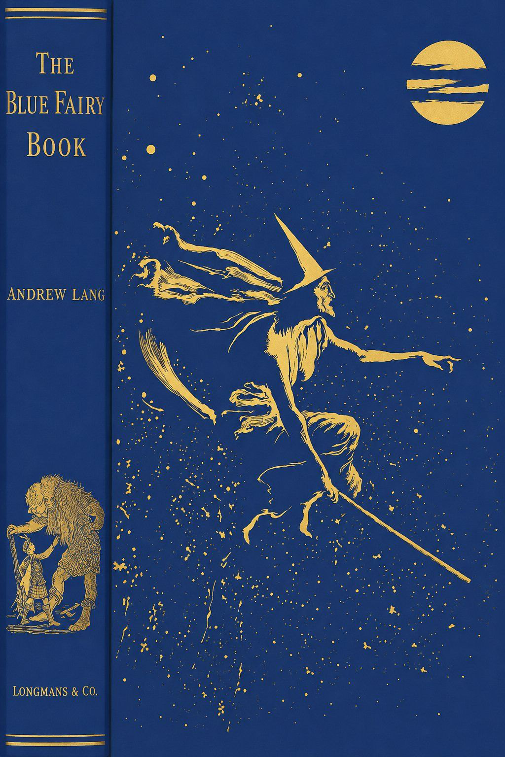 جلد کتاب The Blue Fairy Book