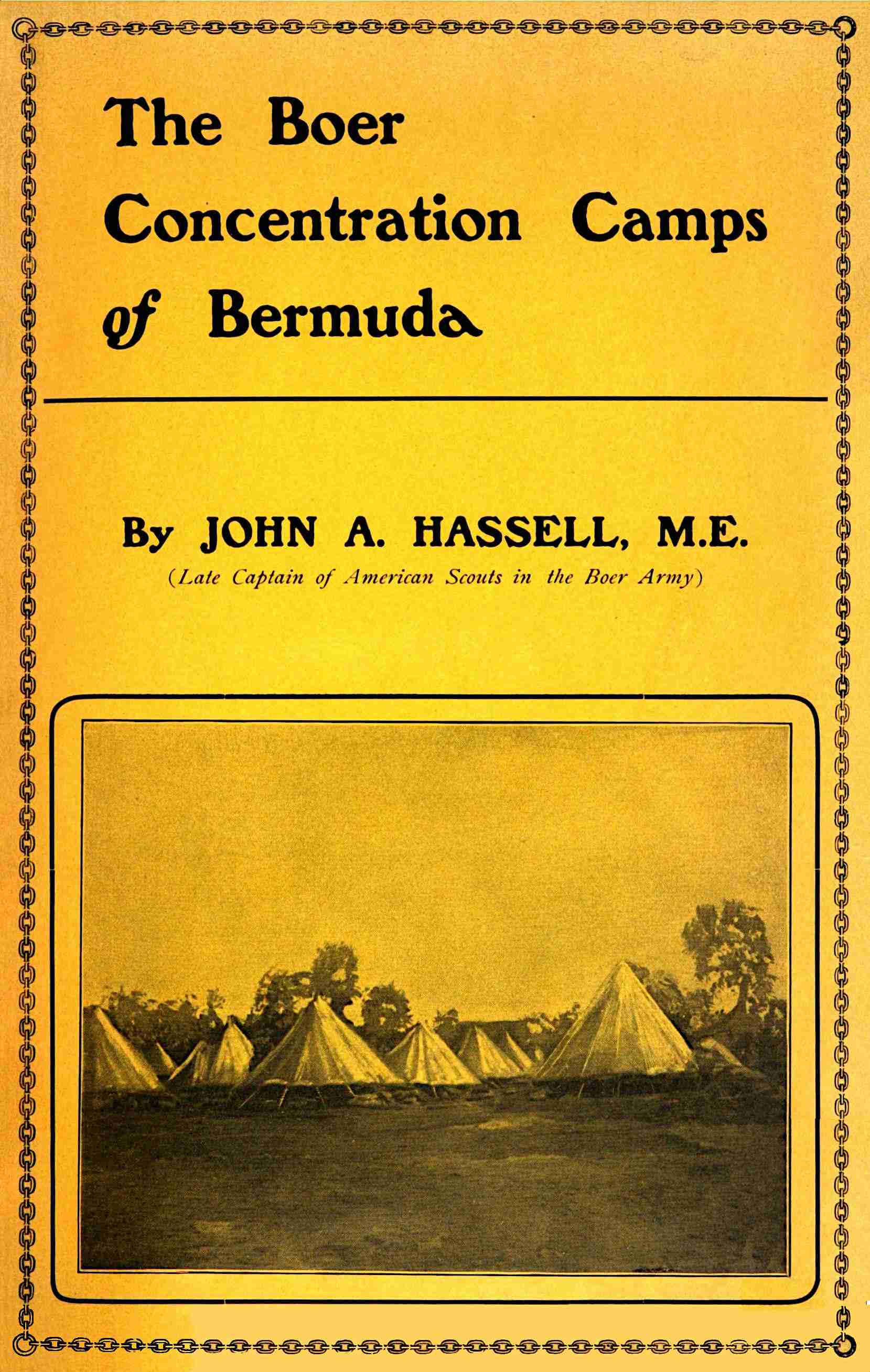 جلد کتاب The Boer Concentration Camps of Bermuda