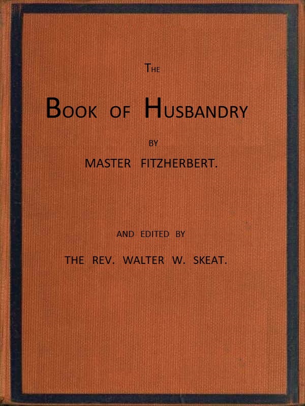 جلد کتاب The Book of Husbandry