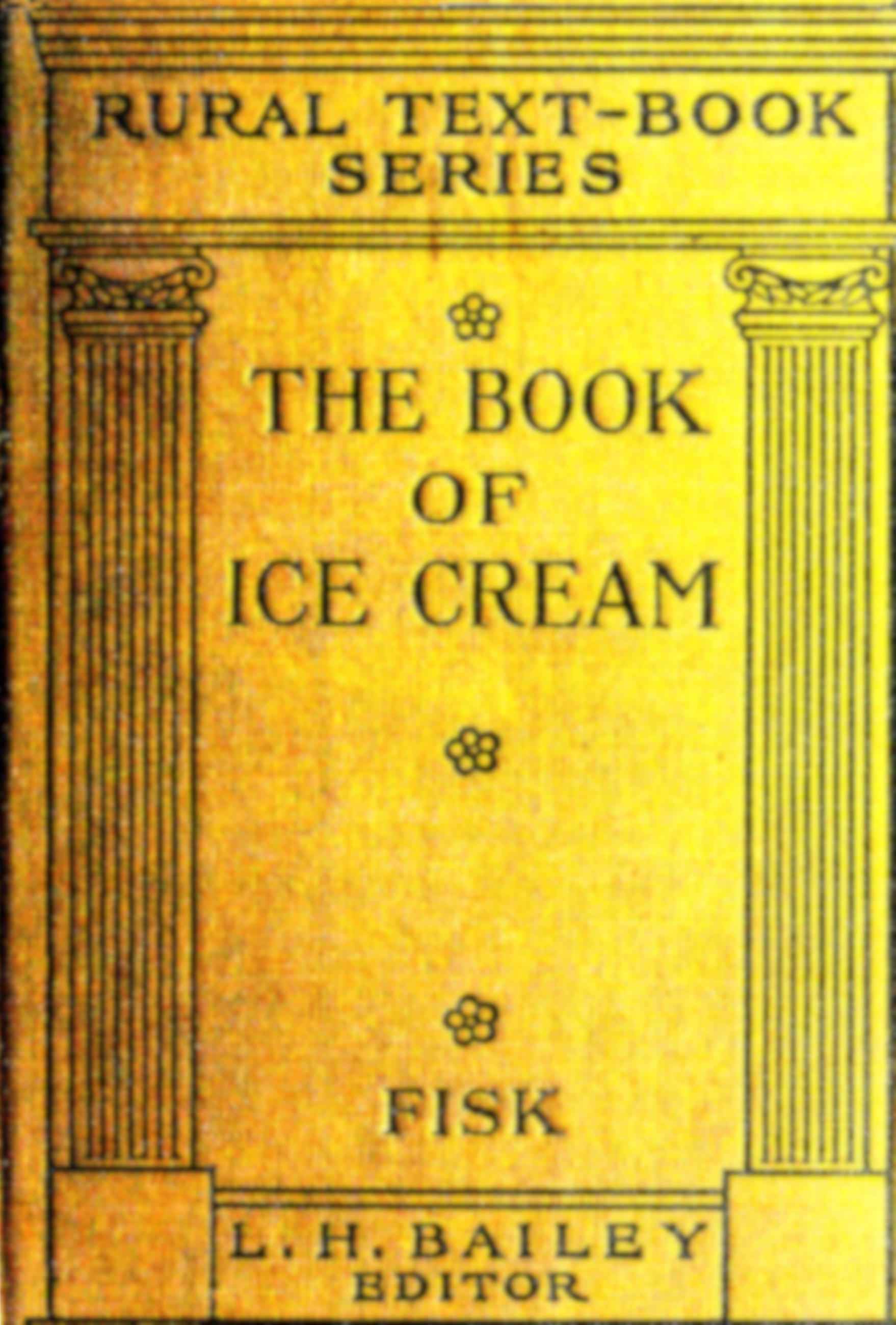 جلد کتاب The Book of Ice-Cream