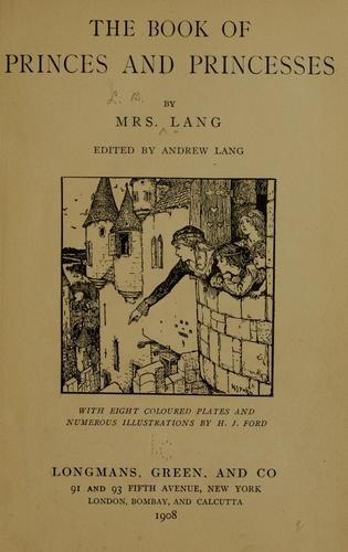جلد کتاب The Book of Princes and Princesses