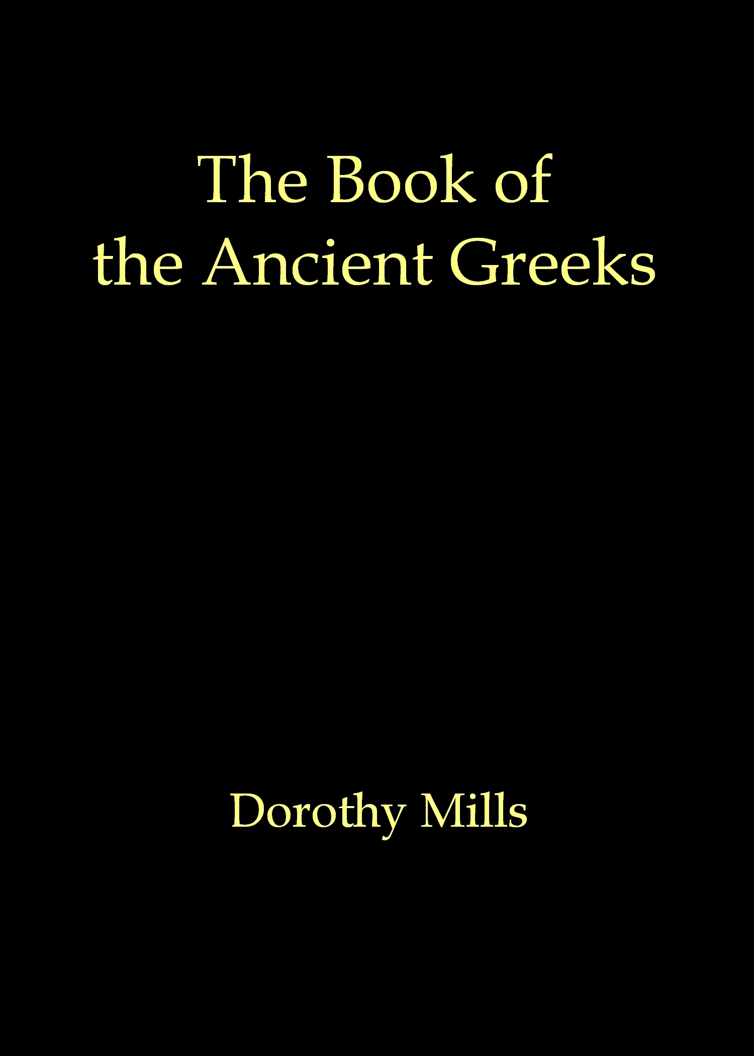 جلد کتاب The Book of the Ancient Greeks