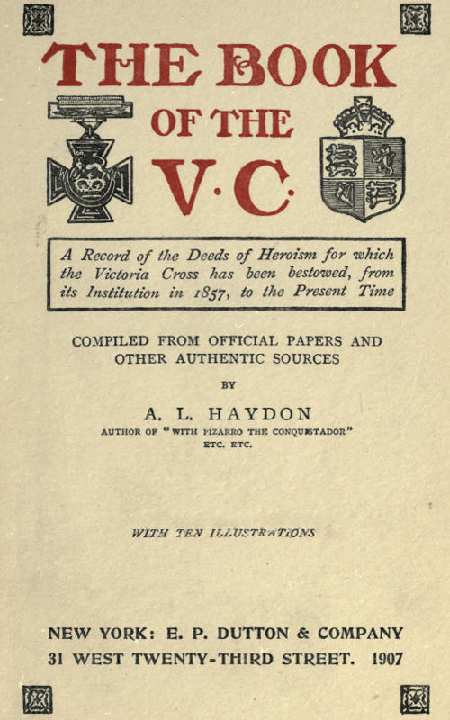 جلد کتاب The Book of the V.C.