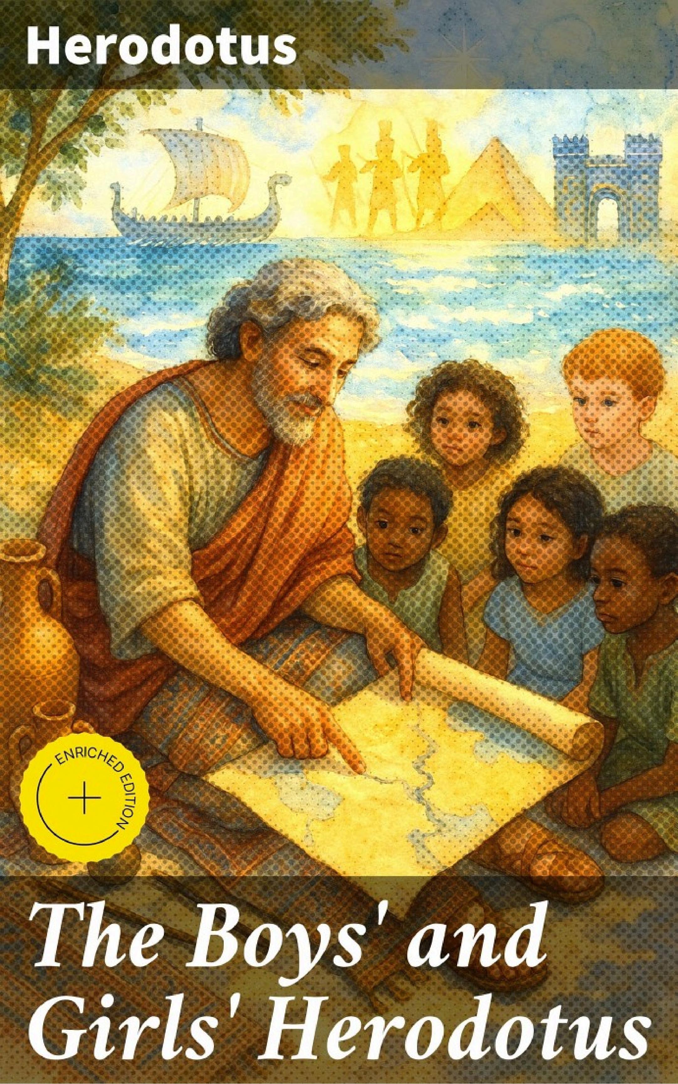 جلد کتاب The Boys' and Girls' Herodotus