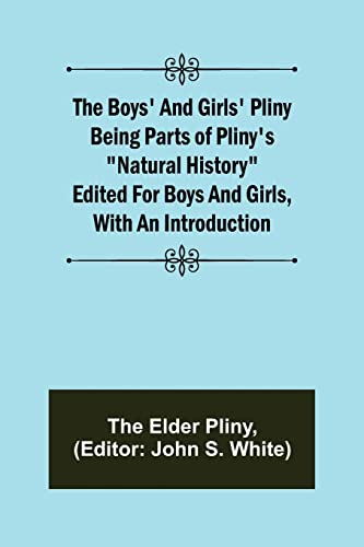 جلد کتاب The Boys' and Girls' Pliny