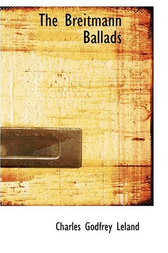 جلد کتاب The Breitmann Ballads