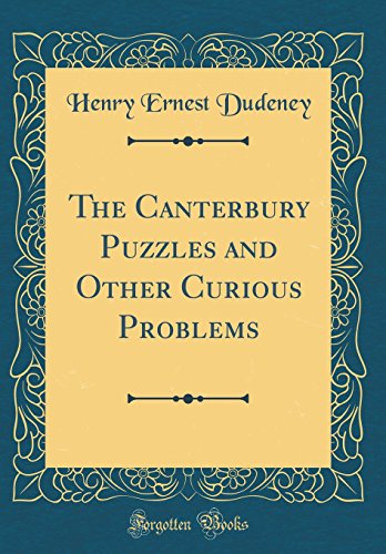 جلد کتاب The Canterbury Puzzles, and Other Curious Problems