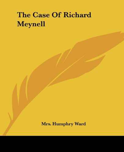 جلد کتاب The Case of Richard Meynell