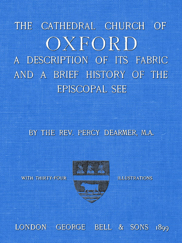 جلد کتاب The Cathedral Church of Oxford