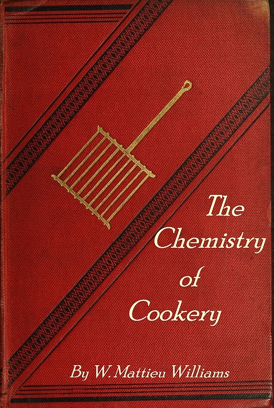 جلد کتاب The Chemistry of Cookery