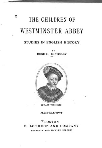 جلد کتاب The Children of Westminster Abbey