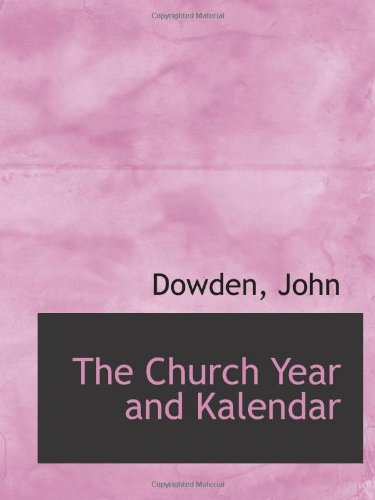 جلد کتاب The Church Year and Kalendar
