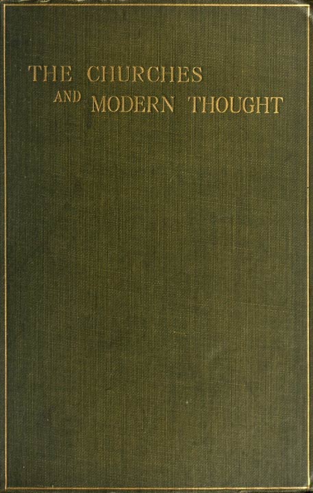 جلد کتاب The Churches and Modern Thought
