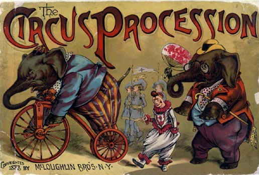 جلد کتاب The Circus Procession