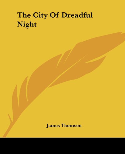 جلد کتاب The City of Dreadful Night