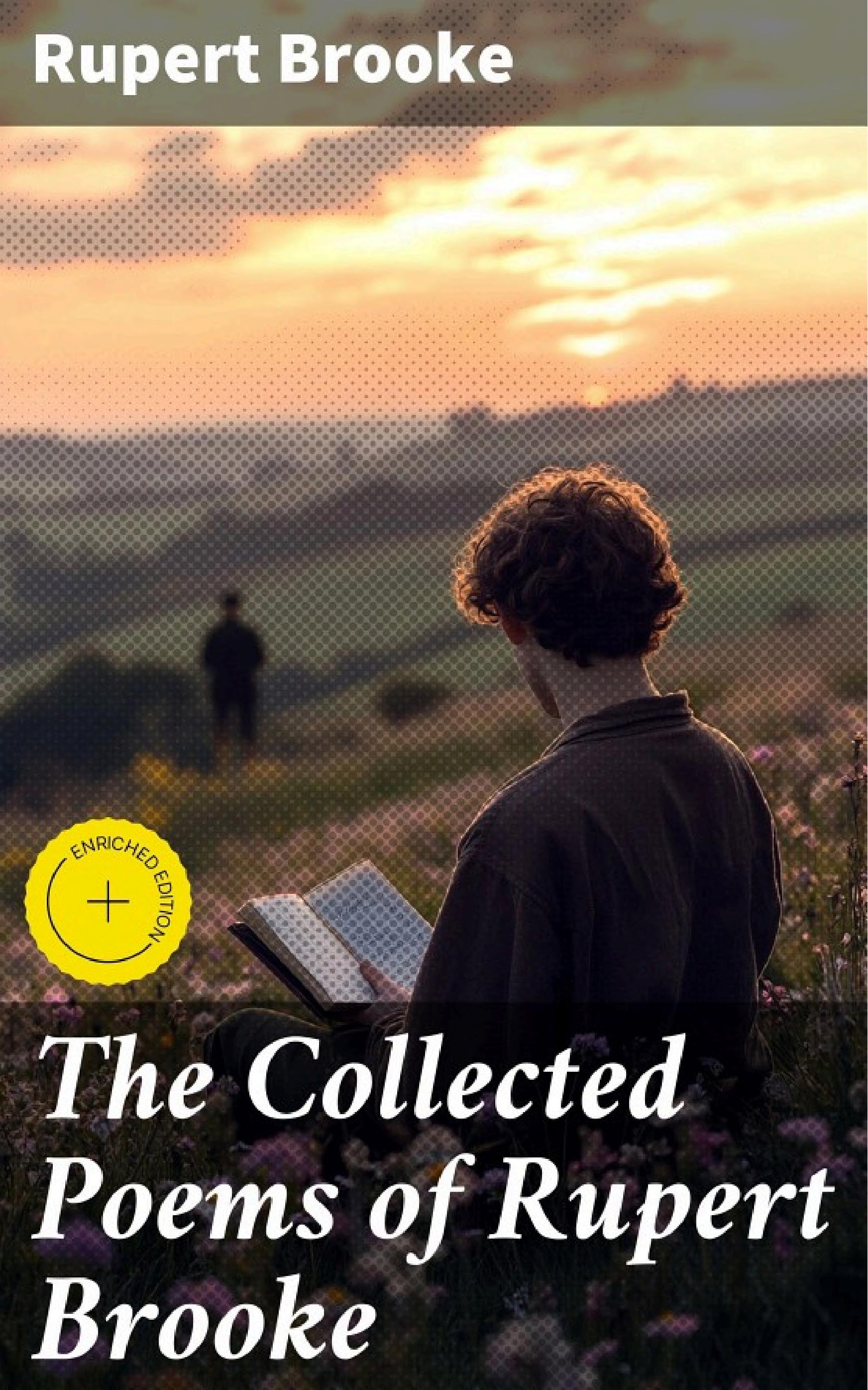 جلد کتاب The Collected Poems of Rupert Brooke