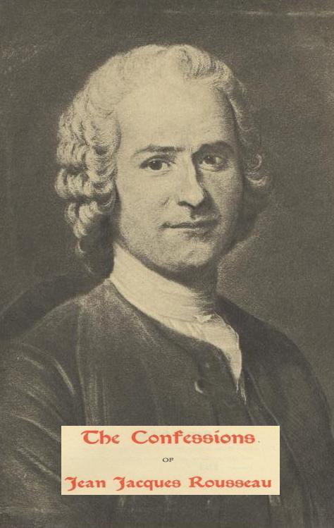 جلد کتاب The Confessions of Jean Jacques Rousseau