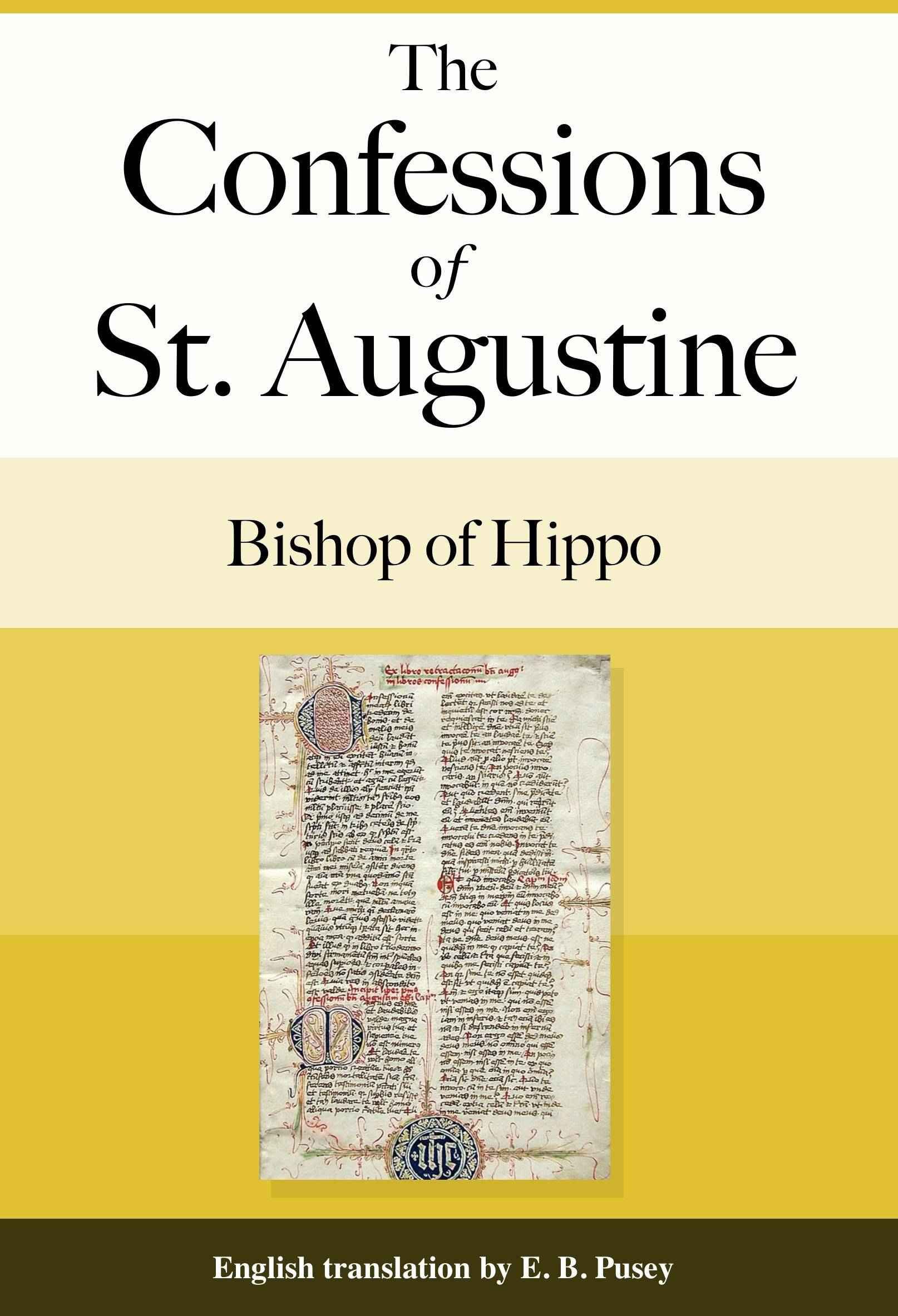 جلد کتاب The Confessions of St. Augustine