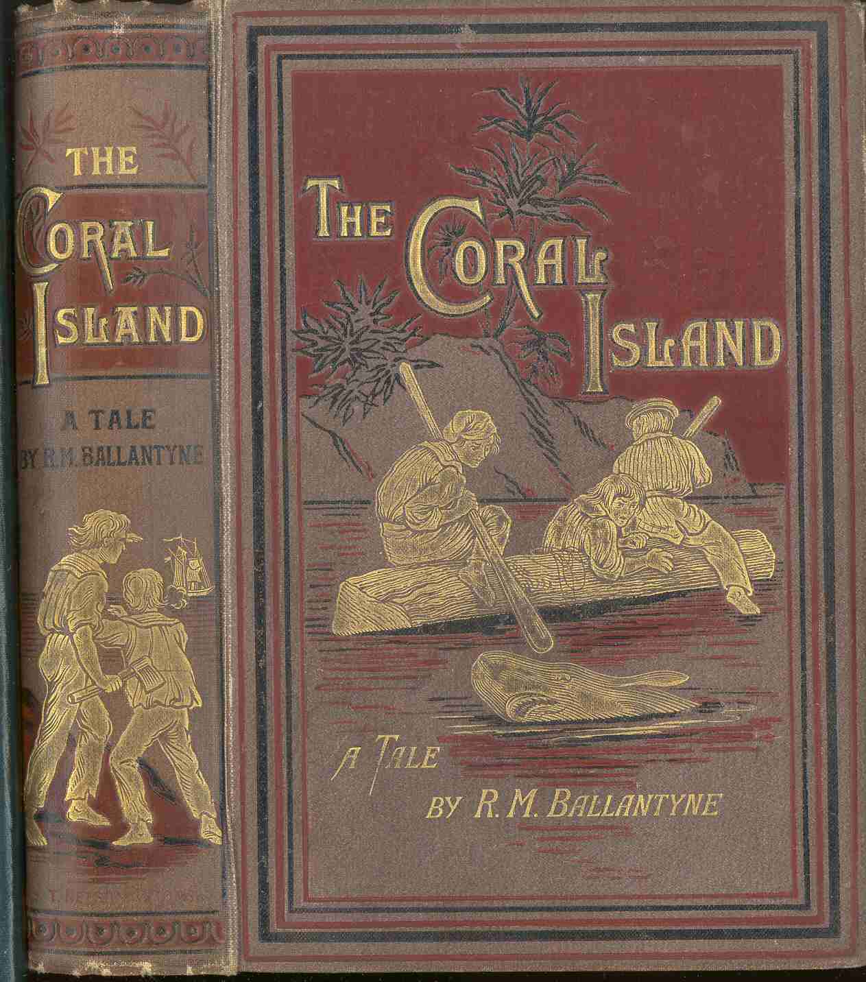جلد کتاب The Coral Island: A Tale of the Pacific Ocean