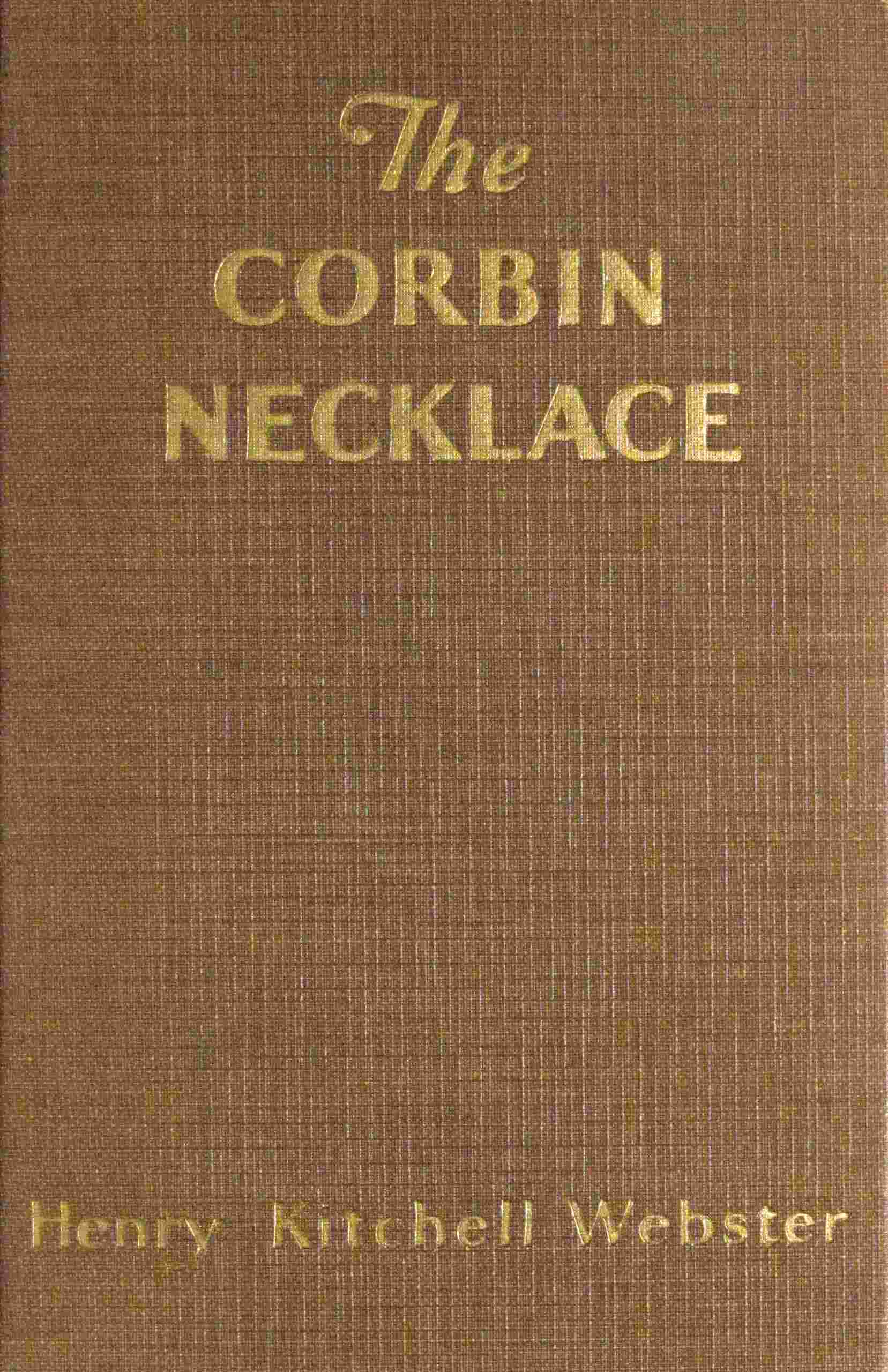 جلد کتاب The Corbin Necklace