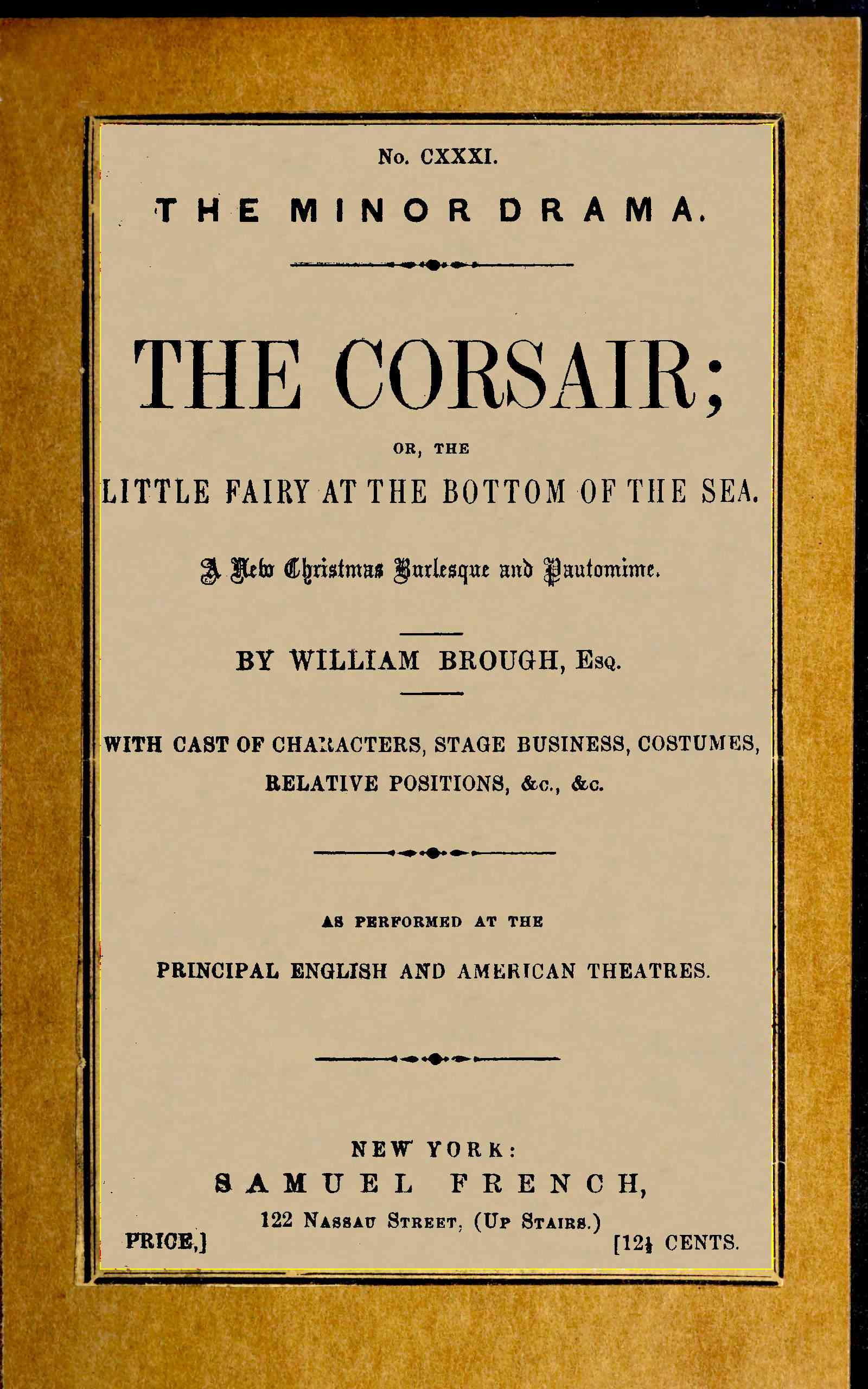 جلد کتاب The Corsair