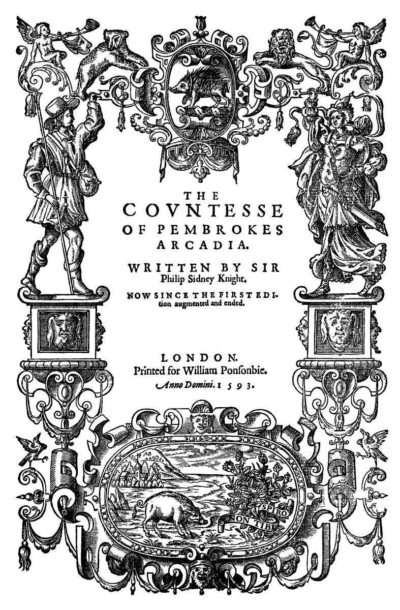 جلد کتاب The Countess of Pembroke's Arcadia
