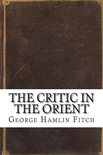جلد کتاب The Critic in the Orient