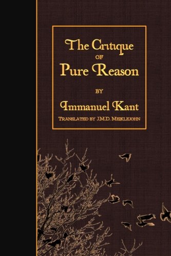 جلد کتاب The Critique of Pure Reason
