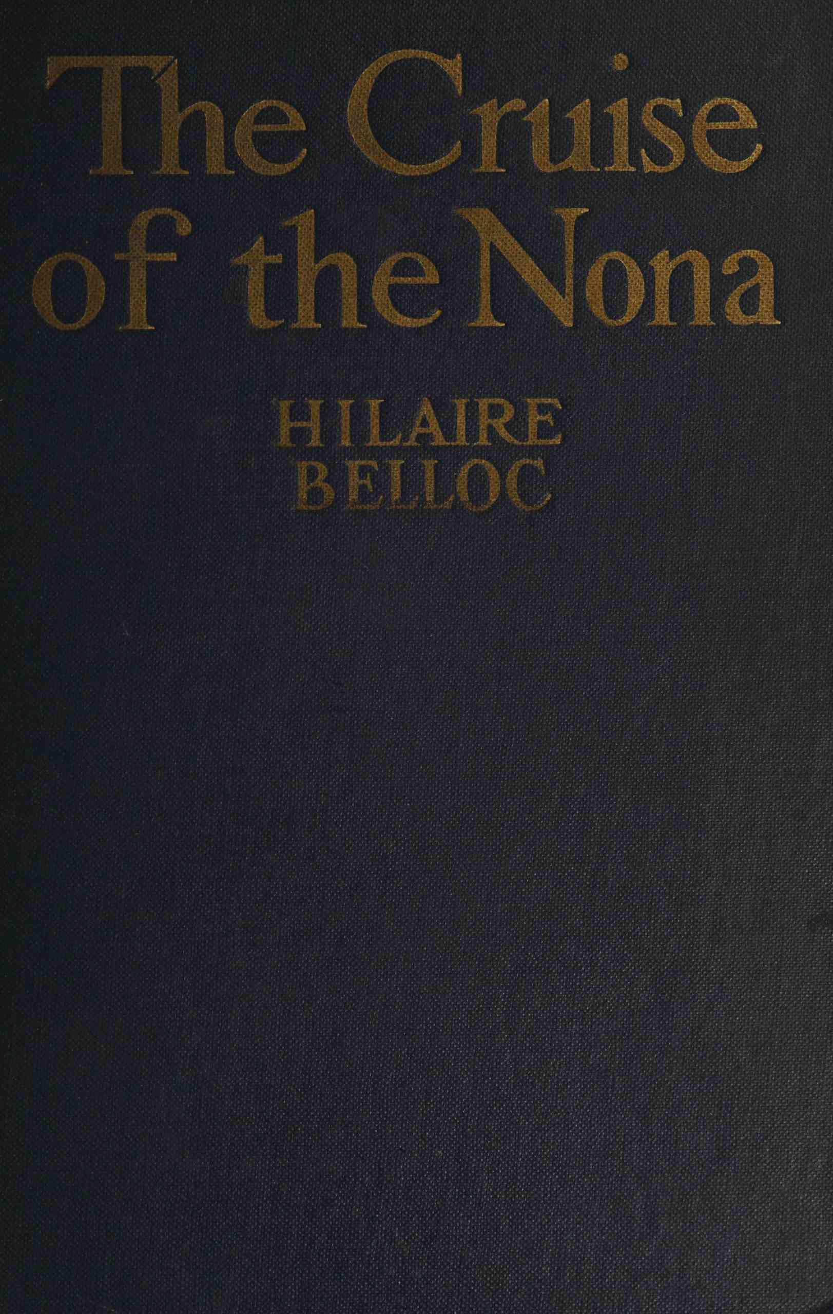 جلد کتاب The Cruise of the Nona
