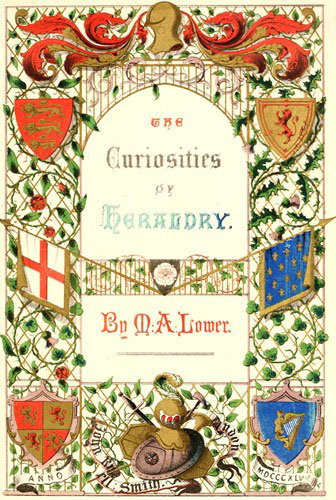 جلد کتاب The Curiosities of Heraldry