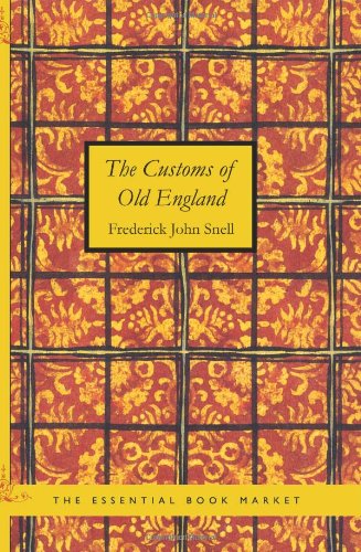 جلد کتاب The Customs of Old England