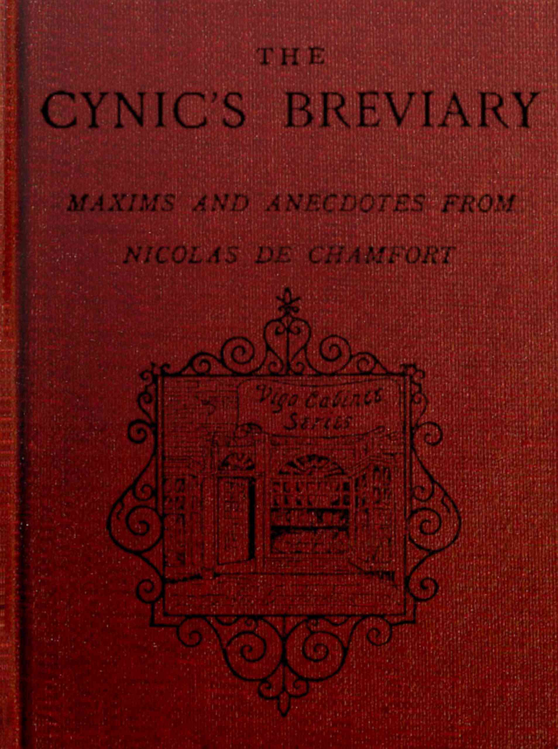 جلد کتاب The cynic's breviary