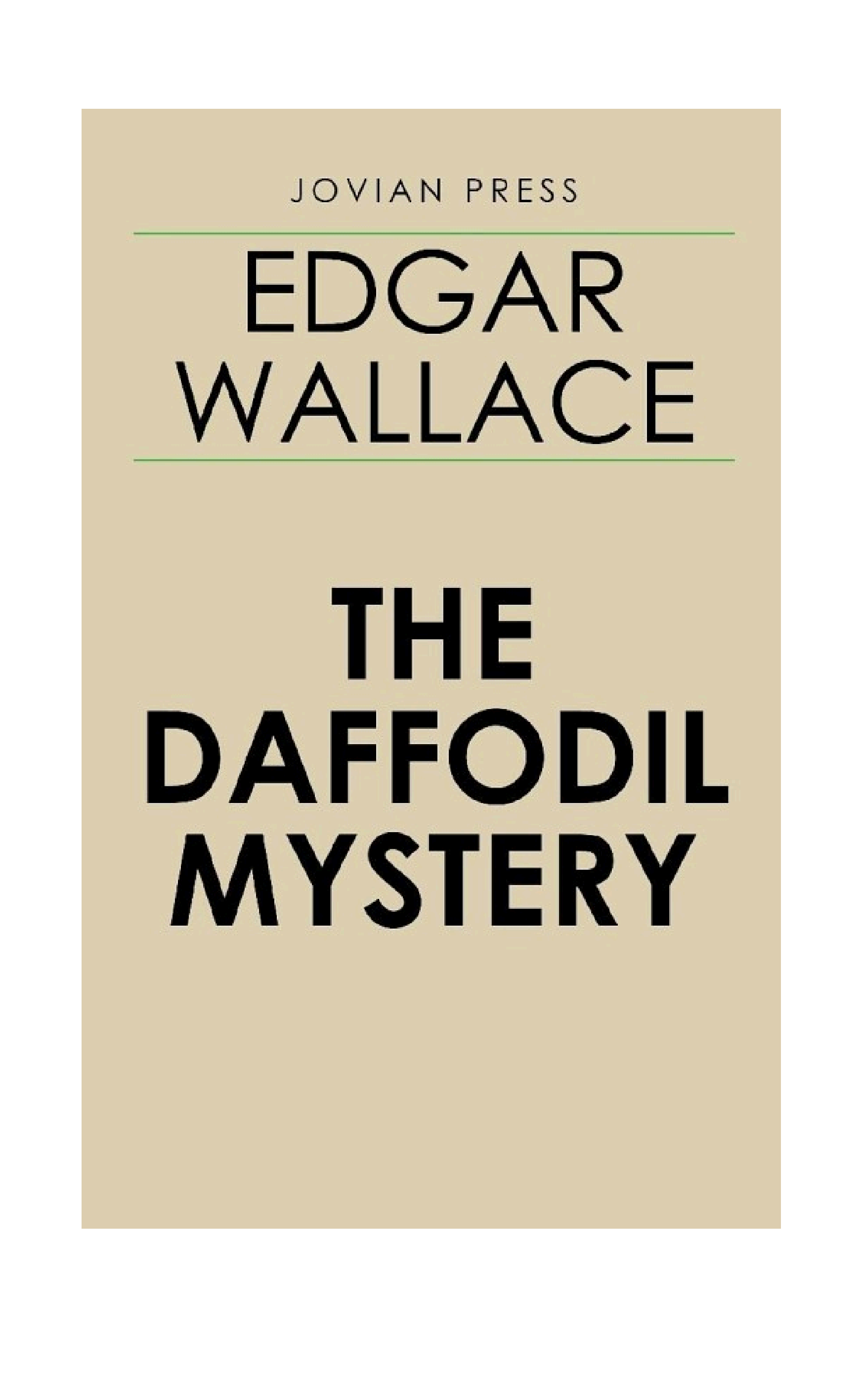 جلد کتاب The Daffodil Mystery