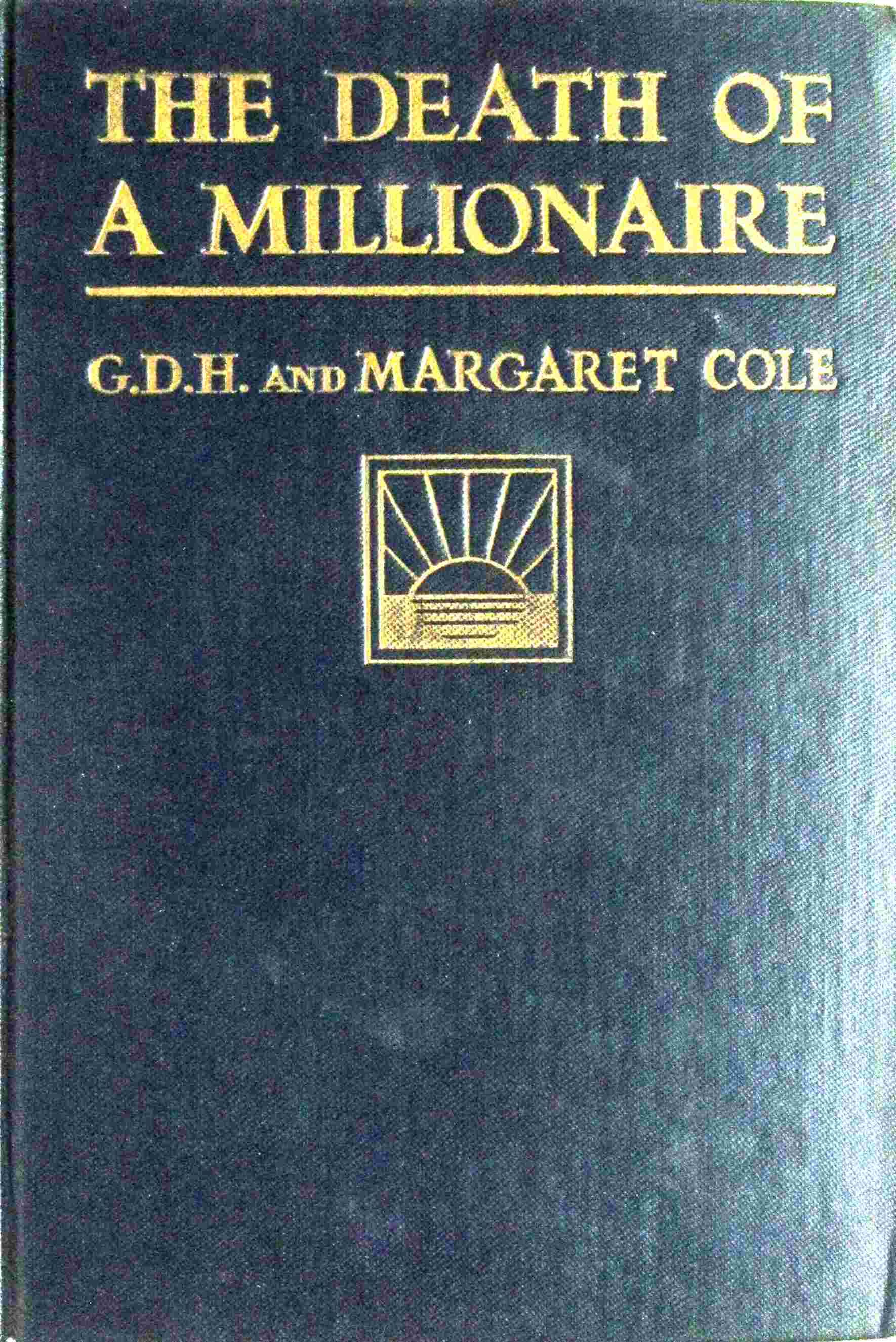 جلد کتاب The Death of a Millionaire