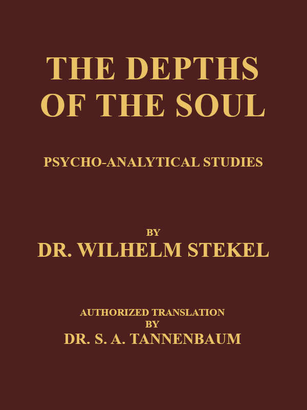 جلد کتاب The Depths of the Soul: Psycho-Analytical Studies