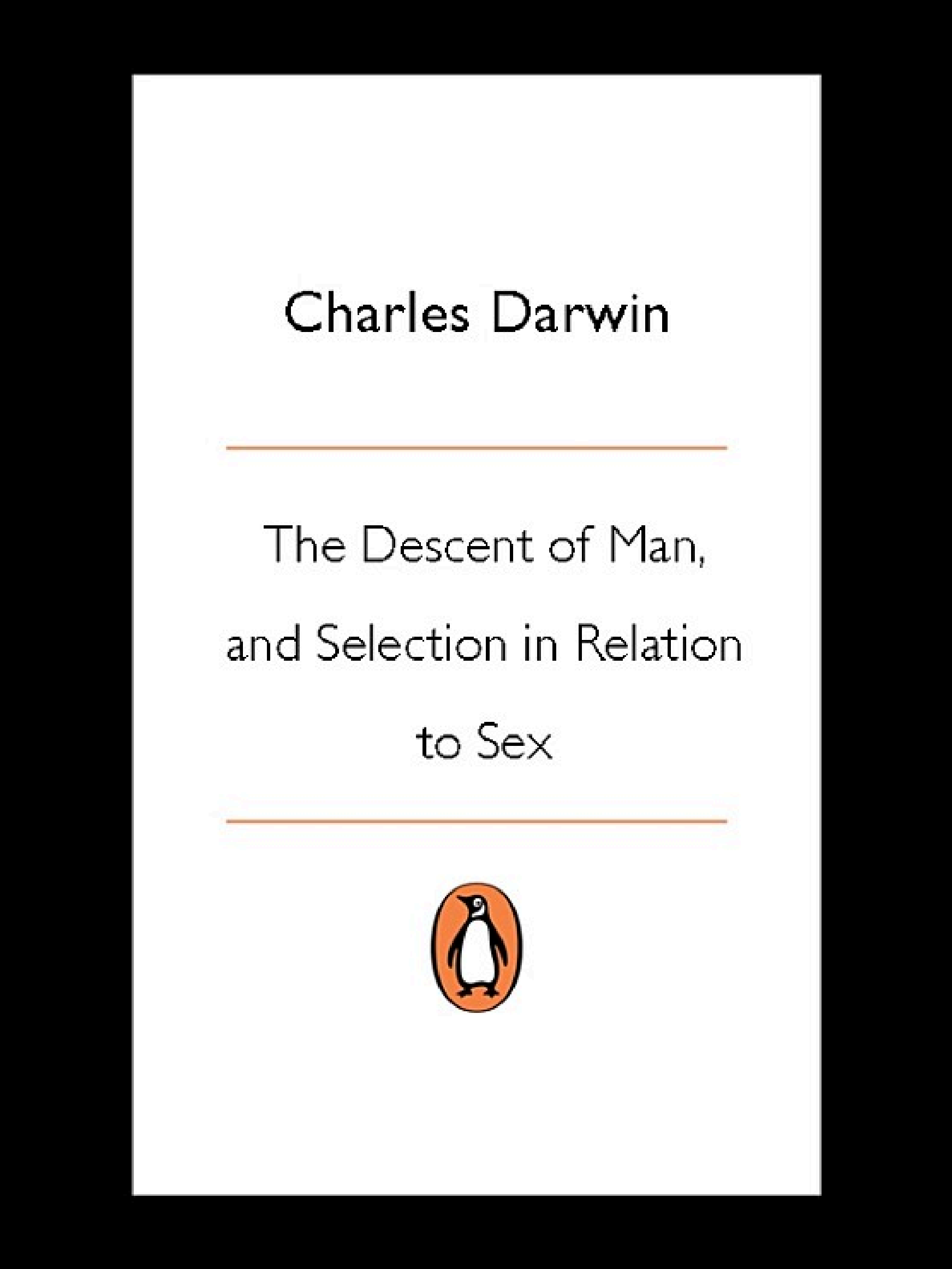 جلد کتاب The Descent of Man