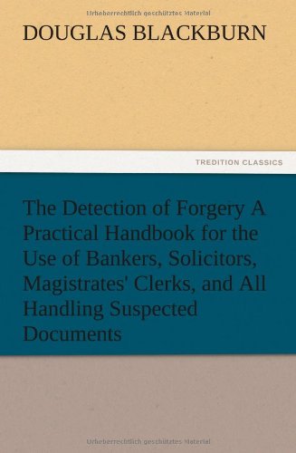 جلد کتاب The Detection of Forgery