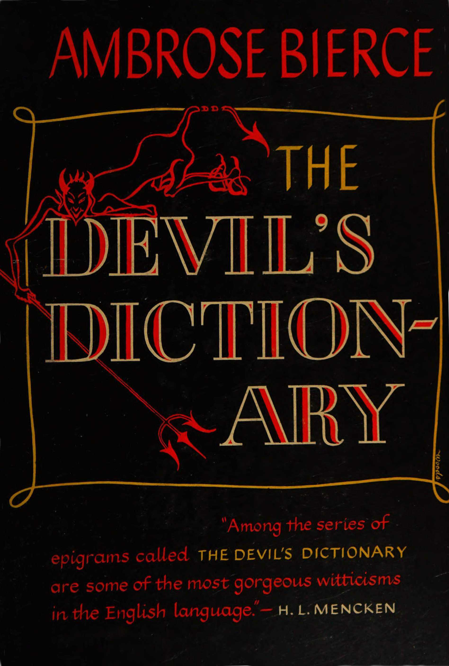 جلد کتاب The Devil's Dictionary