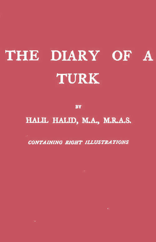جلد کتاب The Diary of a Turk