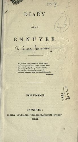 جلد کتاب The Diary of an Ennuyée