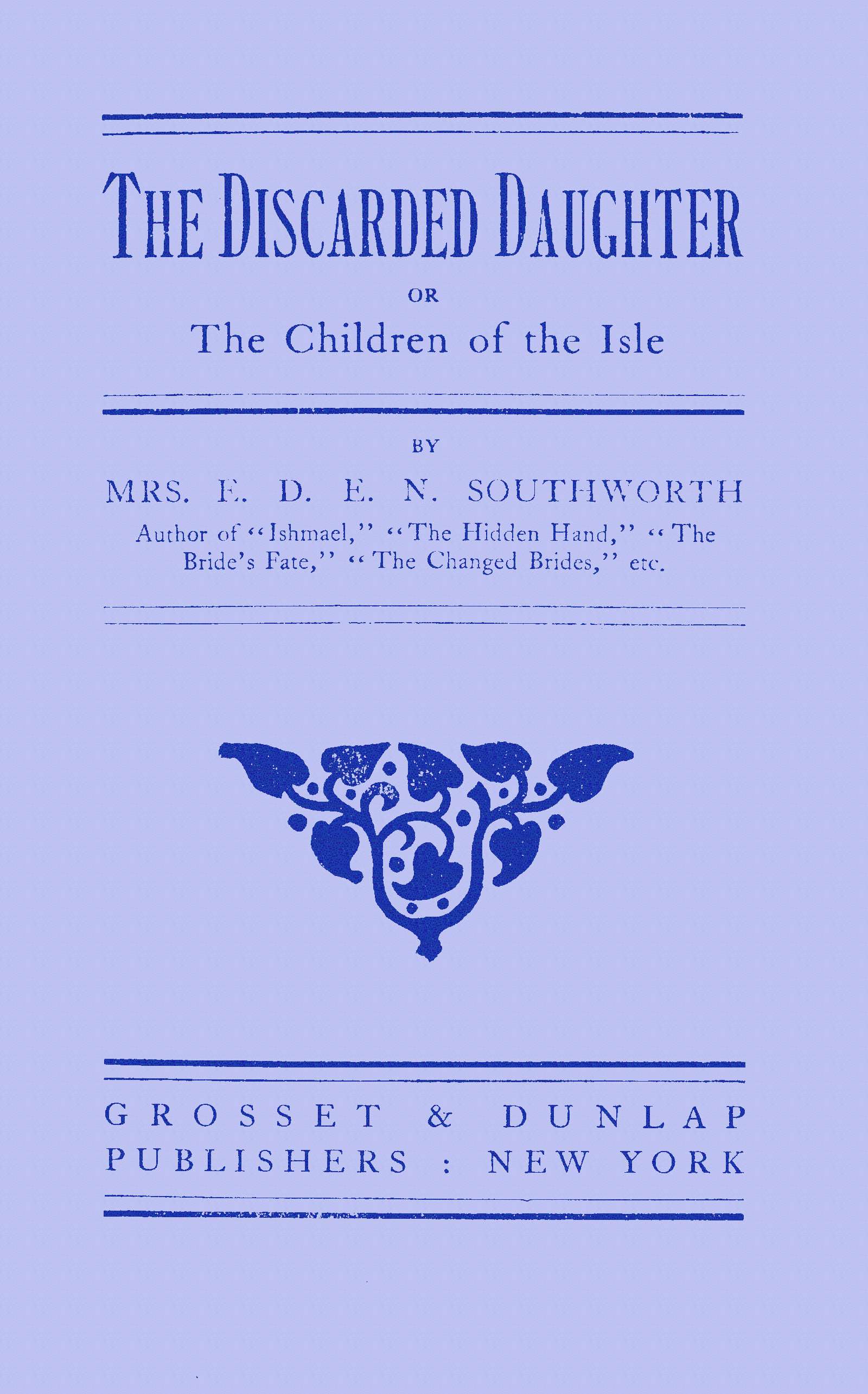 جلد کتاب The Discarded Daughter
