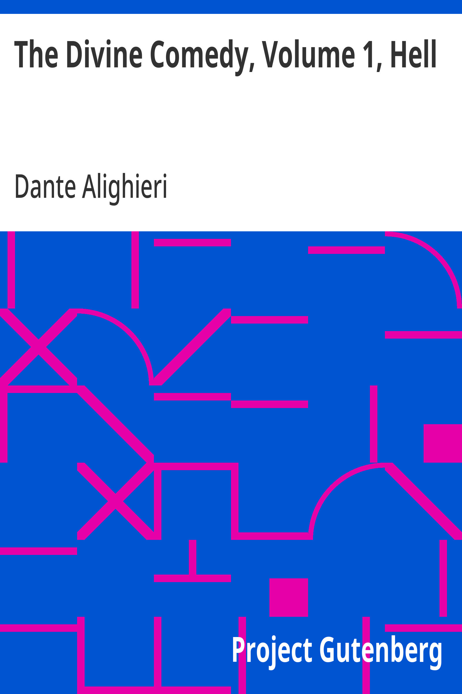 جلد کتاب The Divine Comedy, Volume 1: Inferno