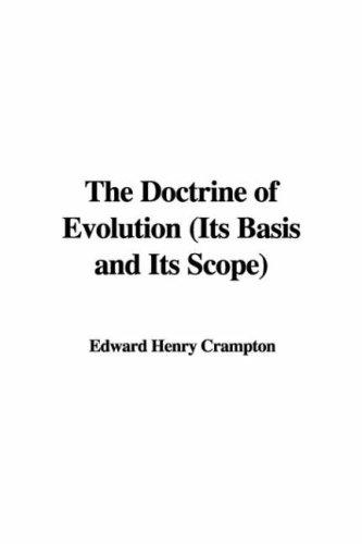 جلد کتاب The Doctrine of Evolution