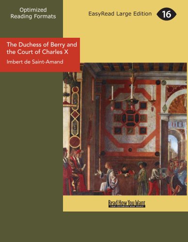 جلد کتاب The Duchess of Berry and the Court of Charles X